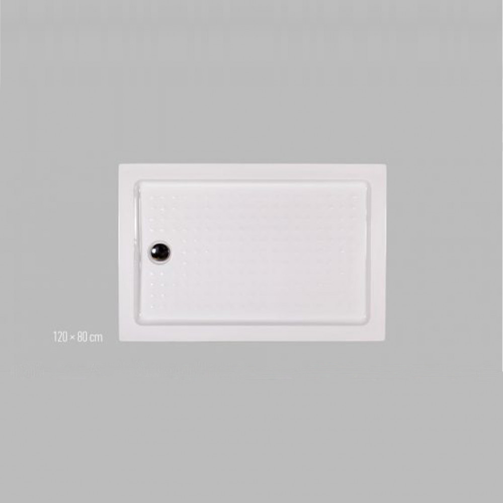 Wellis Cădiță de duș asimetrică cu înălțimea de 120 cm [2]