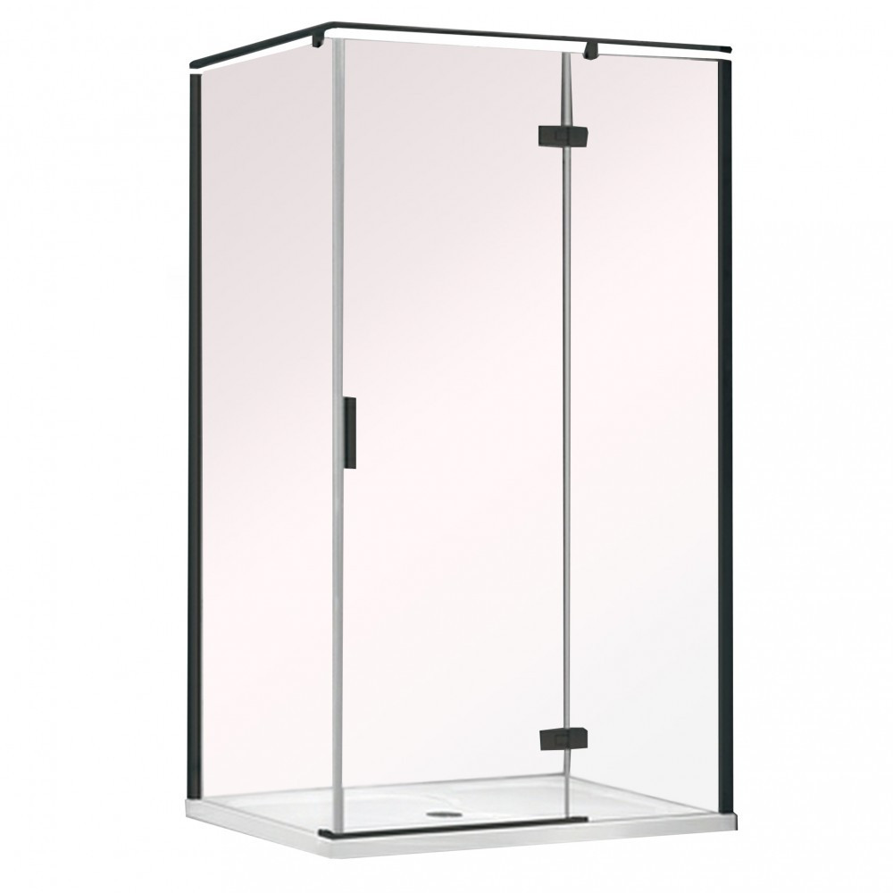 Cabină de duș - Wellis Cabină de duș Palmaria pătrată 90x120 cm, dreapta, fără cădiță de duș, cu finisaj Easy Clean