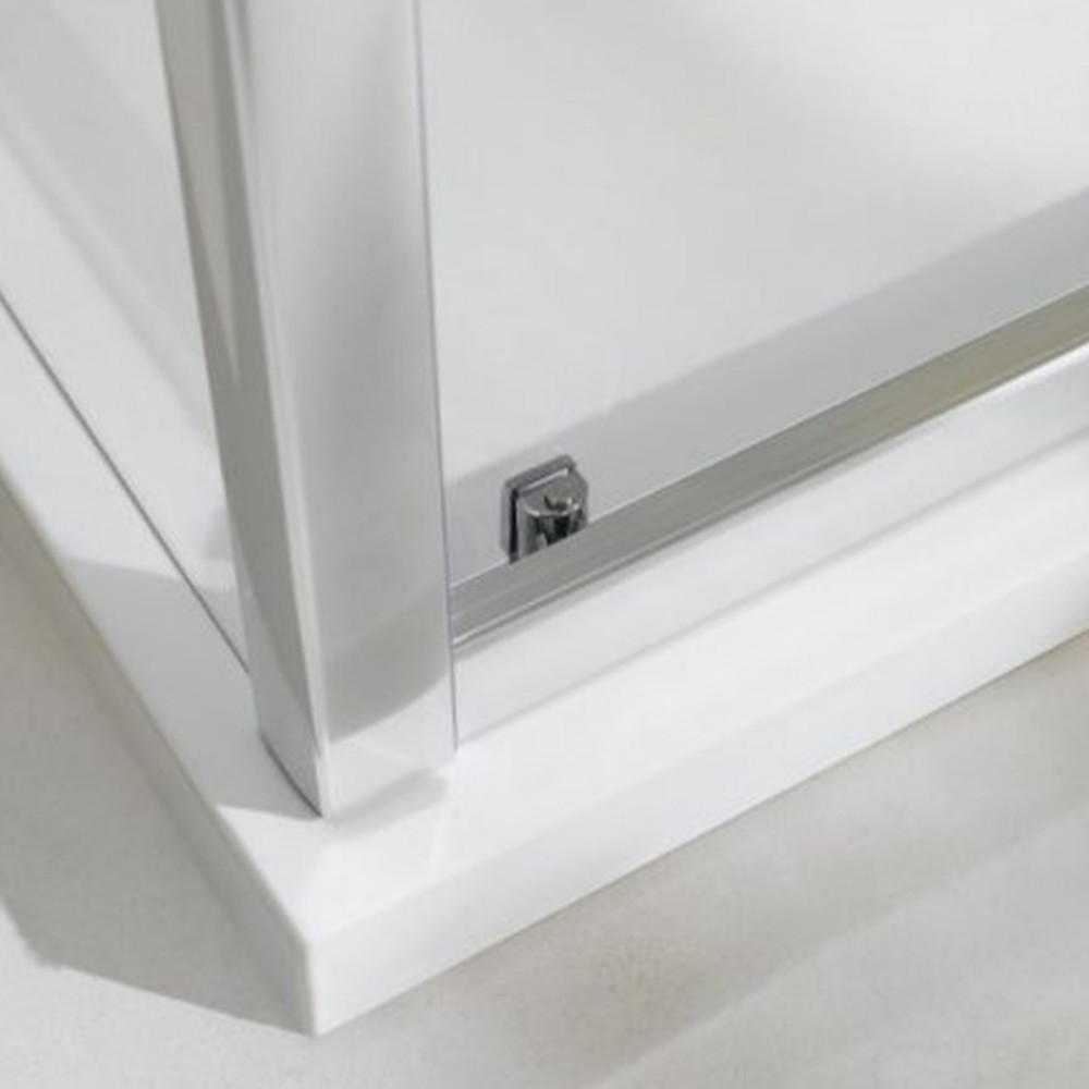 Wellis Cabină de duș pătrată Apollo 90x90 cm fără cădiță de duș cu strat de acoperire Easy Clean [4]