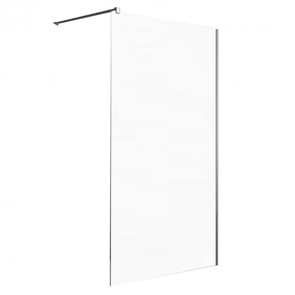 Perete de duș - Wellis Cabină de duș Astro 120x190 cm, tip walk-in, cu finisaj Easy Clean