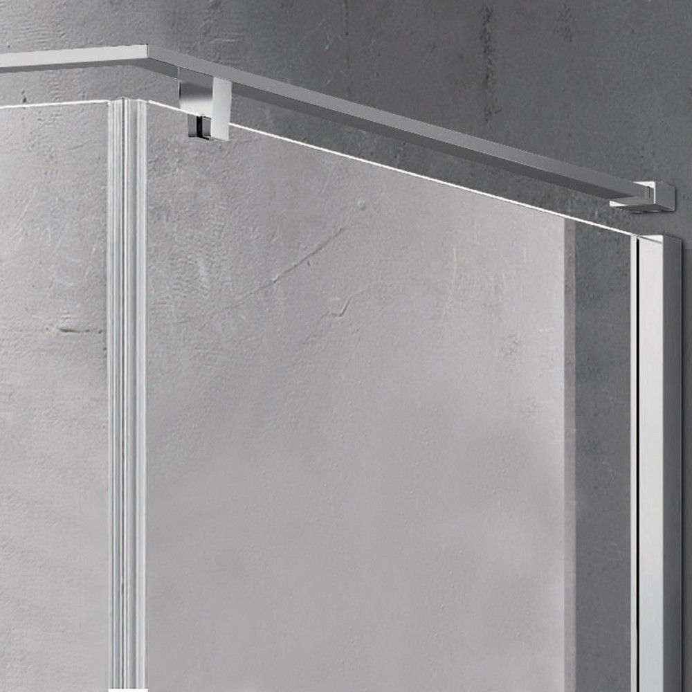 Wellis Cabină de duș pătrată Sorrento Plus 90x90 stânga cu înveliș Easy Clean [2]