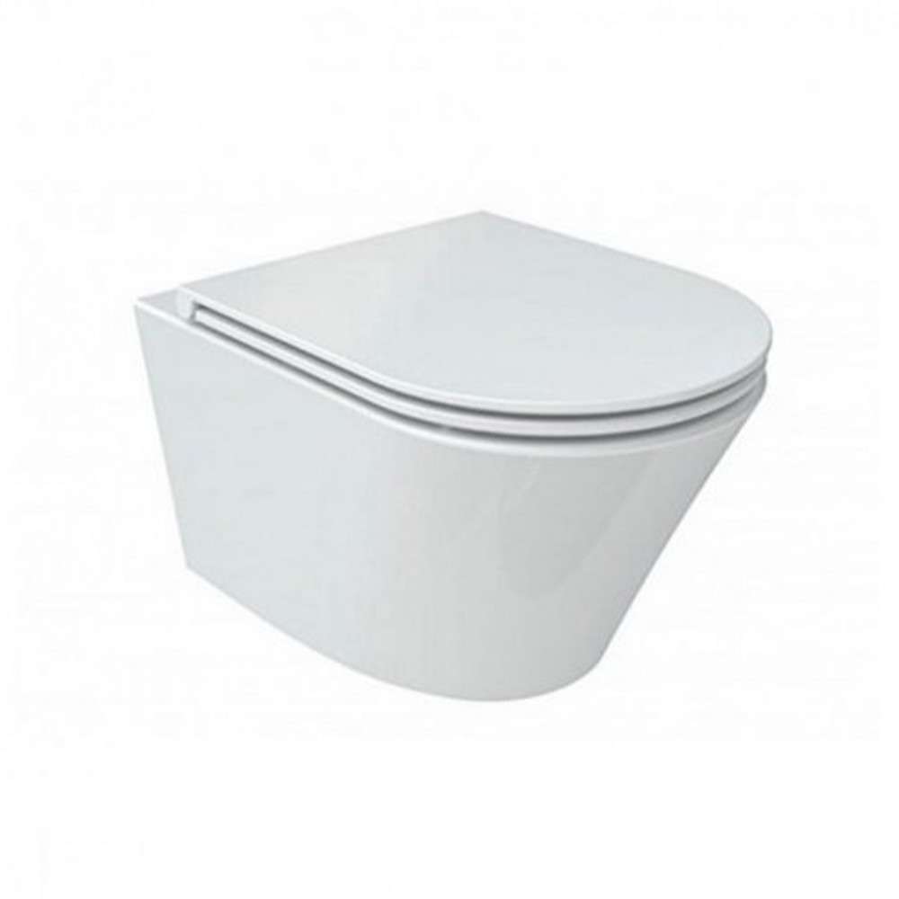 Toaletă perete - Wellis Toaletă Clement, montată pe perete, fără ramă