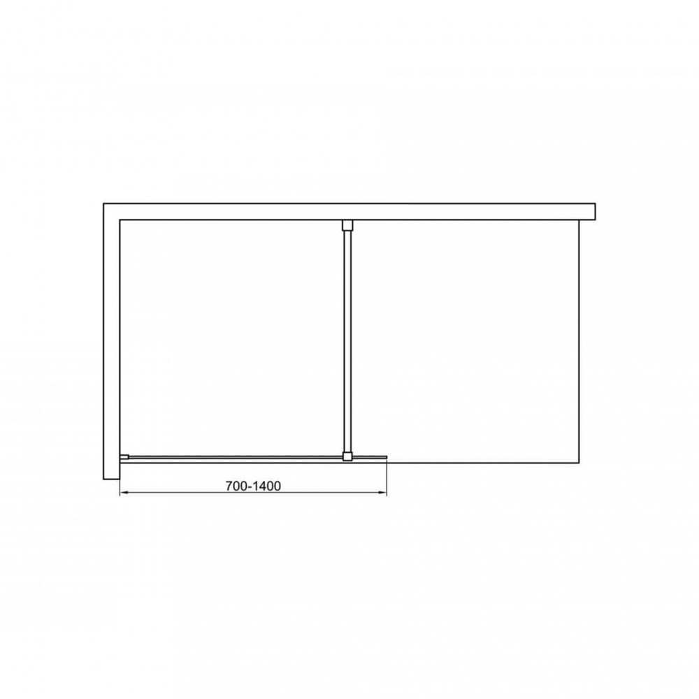 Leziter Cabină de duș Walker 80x195 cm [6]