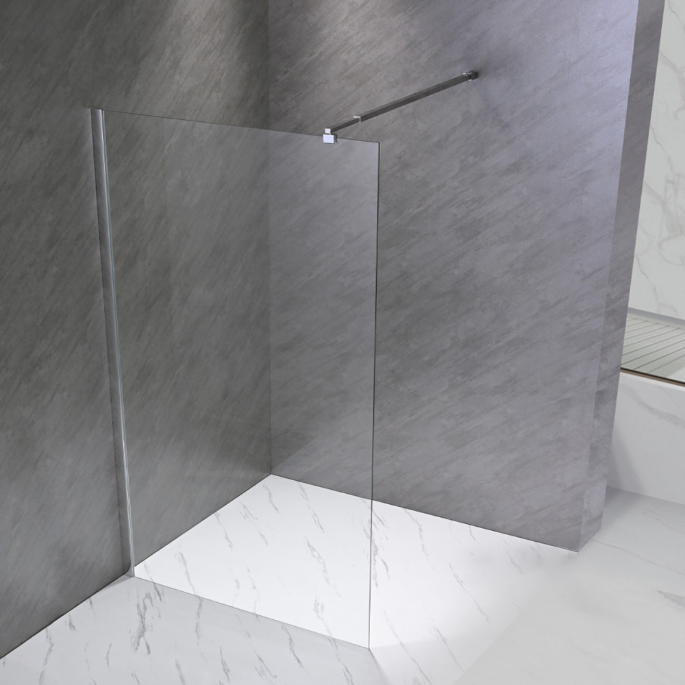 Leziter Cabină de duș River walk-in 100x190 cm cromată [3]