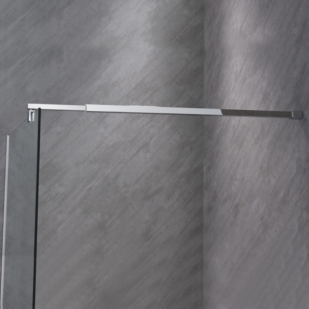 Leziter Cabină de duș River walk-in 100x190 cm cromată [5]