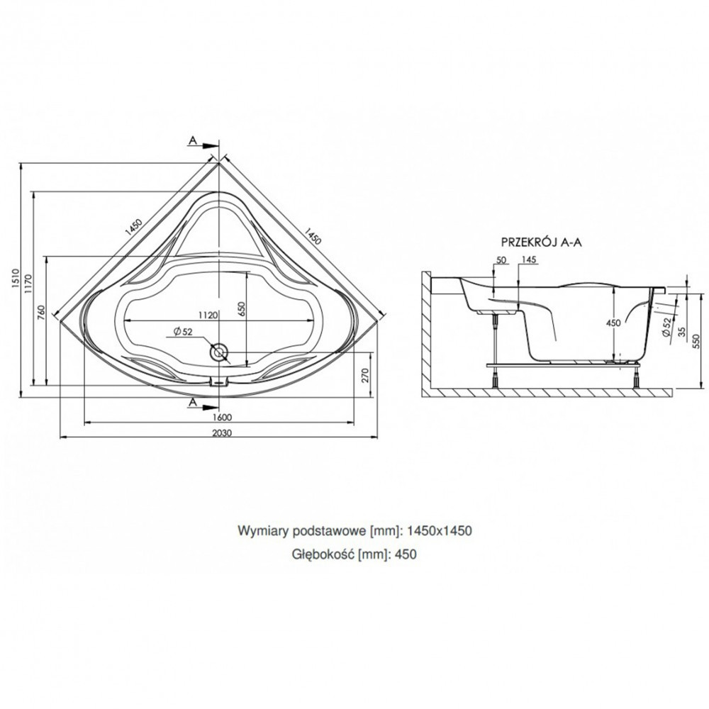 Kerra Cadă de colț Wivea 145 [2]