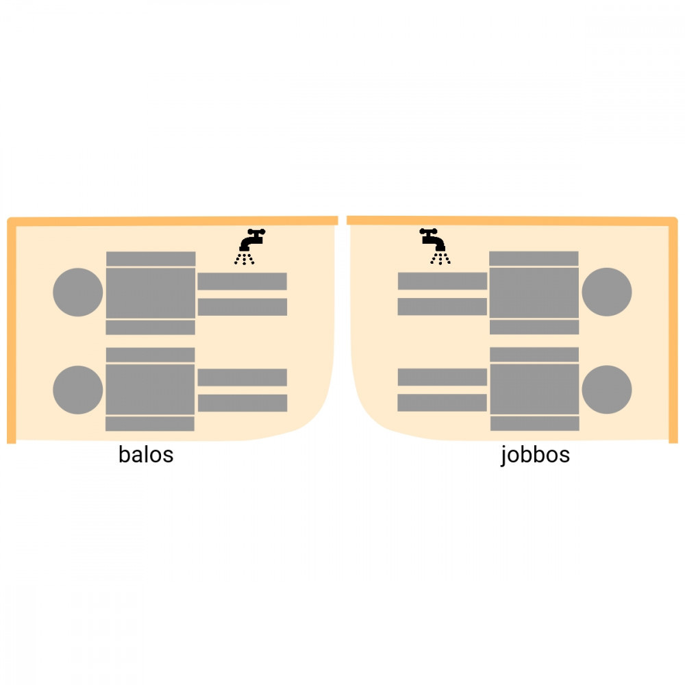 Wellis Cadă de baie cu hidromasaj asimetrică Dublo E-Max [7]