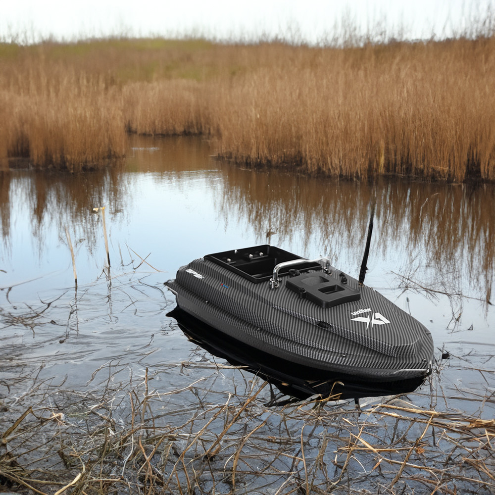 Leziter Barcă cu momeli X1 GPS 4G spate turnată din carbon [1]