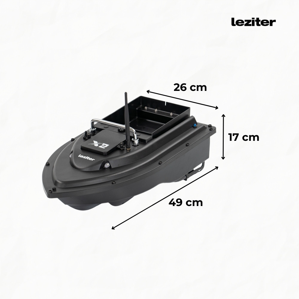 Leziter Ejector spate GPS pentru momeli X2, negru [2]