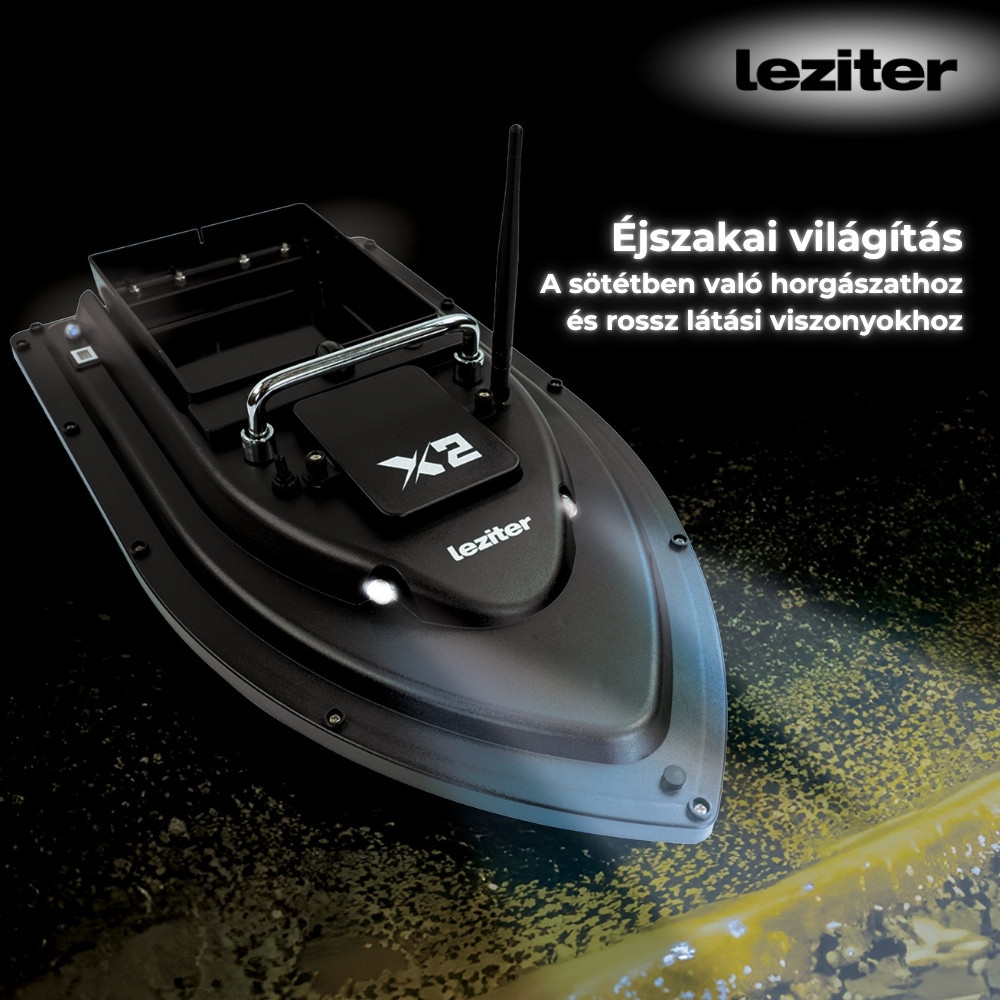 Leziter Ejector spate GPS pentru momeli X2, negru [7]