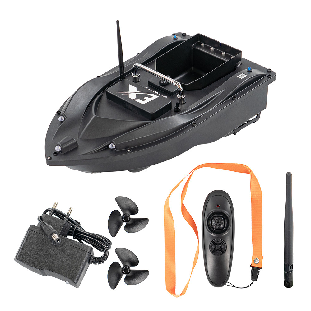 Barcă nădit - Leziter Barca de alimentare X3 backloader negru