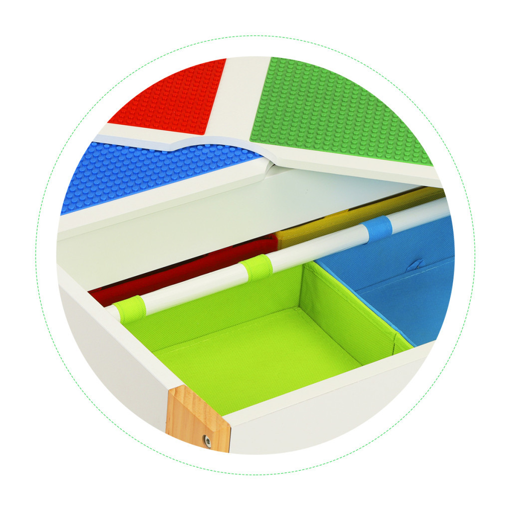 Homelux Set de mobilier din lemn pentru copii cu masă și 2 scaune [5]