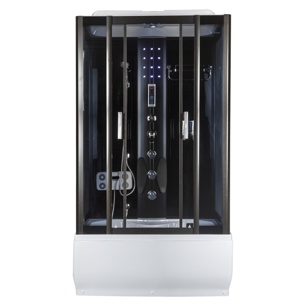 Cabină de duș cu hidromasaj și cadă - Kerra Cadă cu hidromasaj XL 85x120 cm