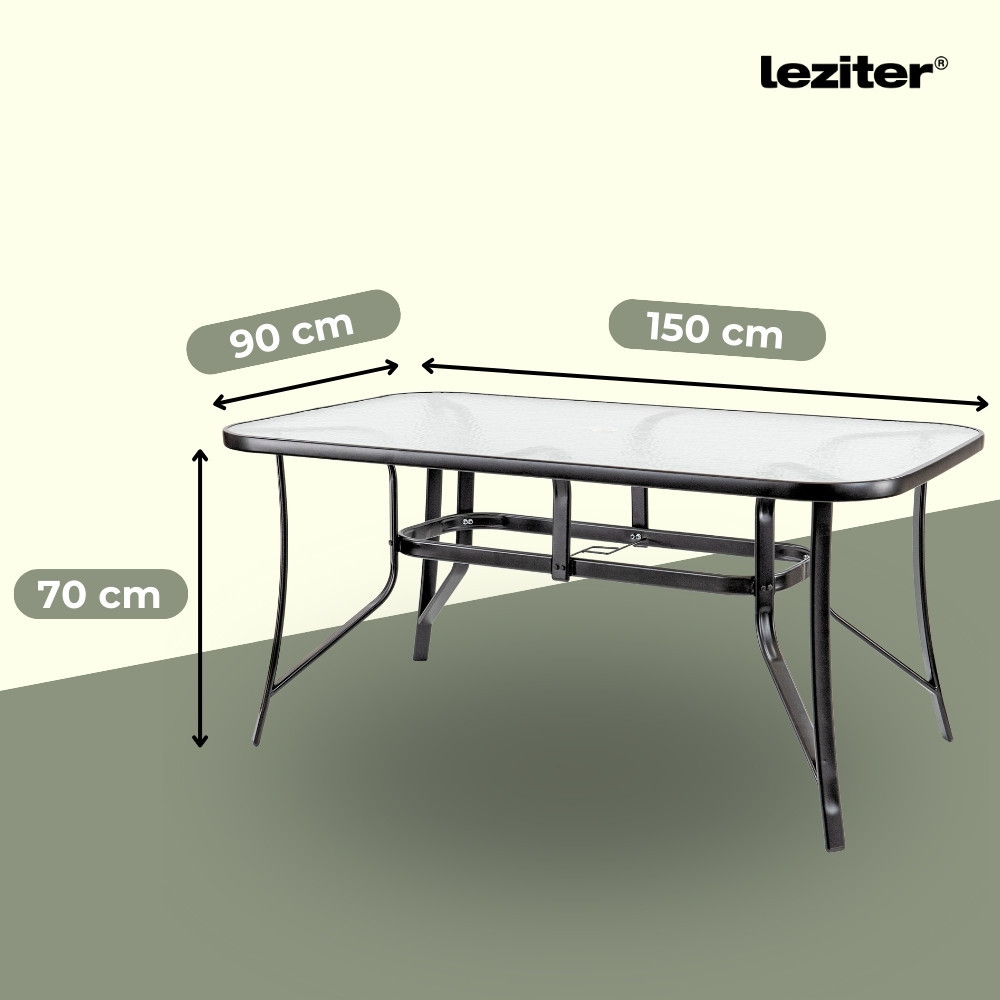 Leziter Set mobilier de grădină Arlon 4 în 1 [3]