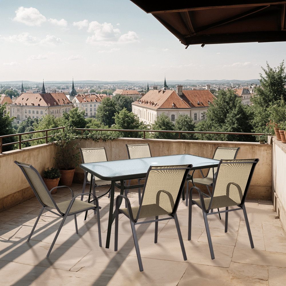 Leziter Set mobilier de grădină Arlon 6 în 1 [1]