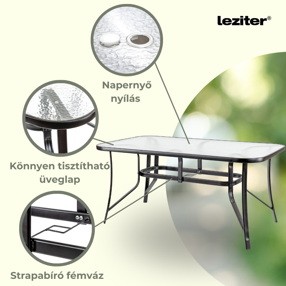 Leziter Set mobilier de grădină Arlon 6 în 1 [9]