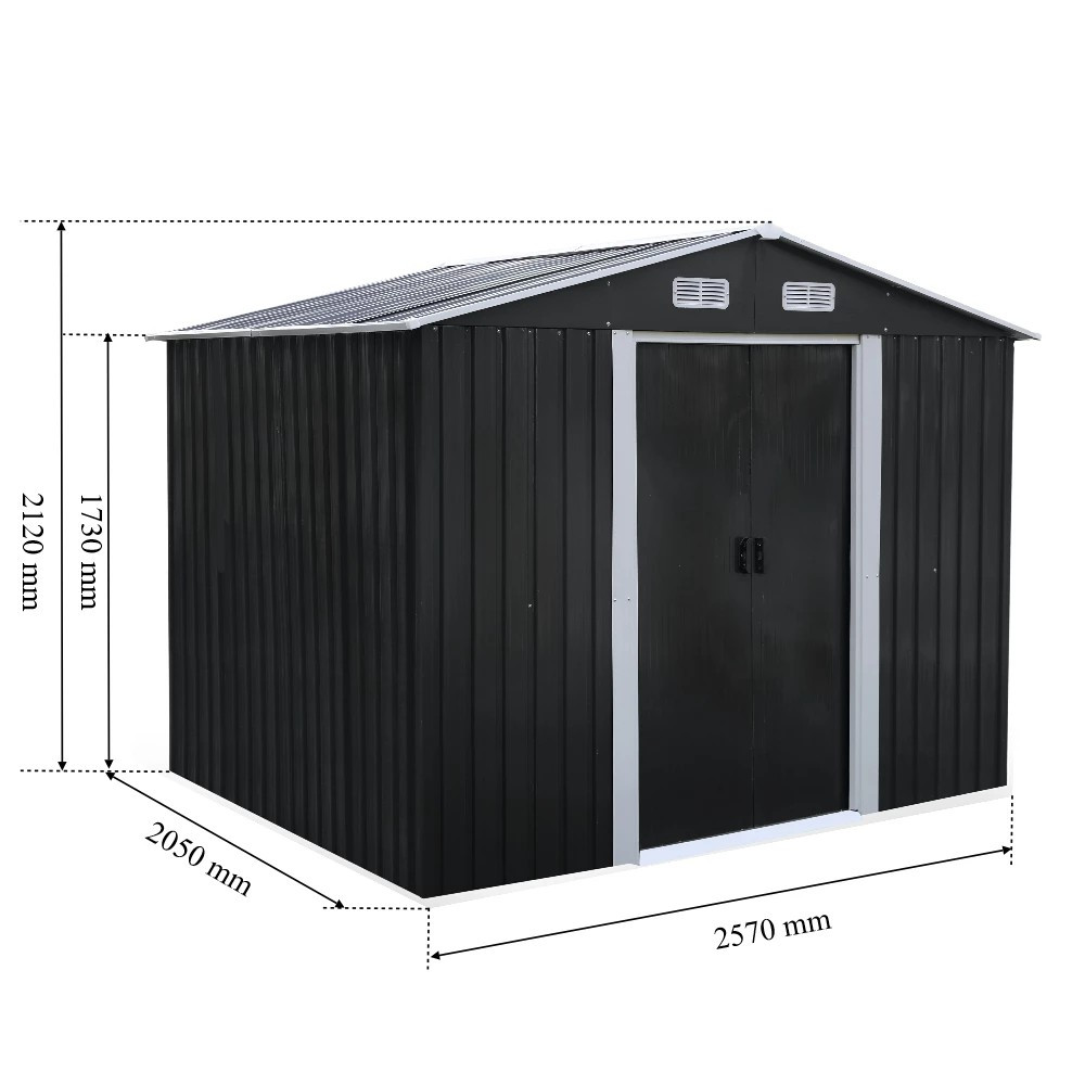 Leziter Casă de depozitare a uneltelor de grădină Alaska 6x8 [6]