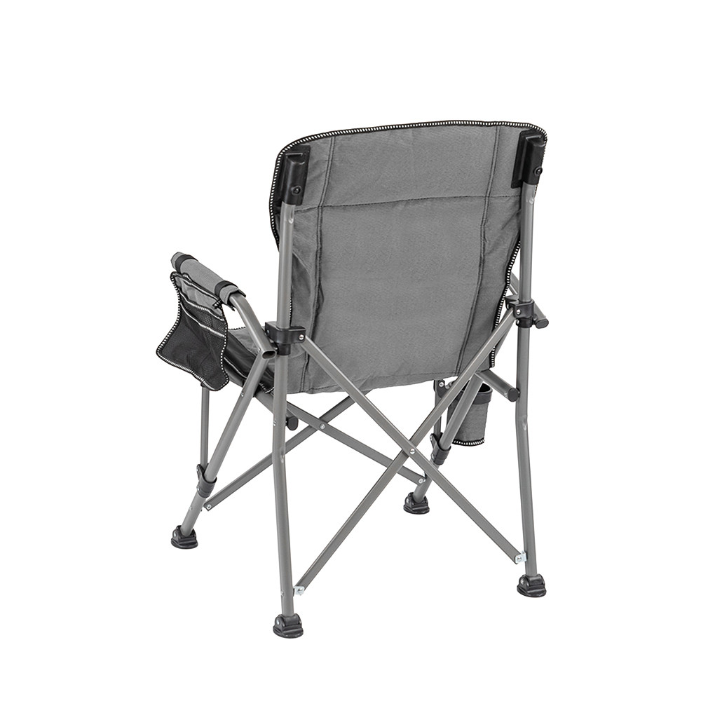 Leziter Scaun de pescuit Leziter Comfort Plus cu braț și suport pentru pahare gri [3]