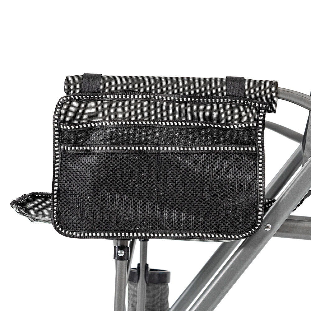 Leziter Scaun de pescuit Leziter Comfort Plus cu braț și suport pentru pahare gri [6]