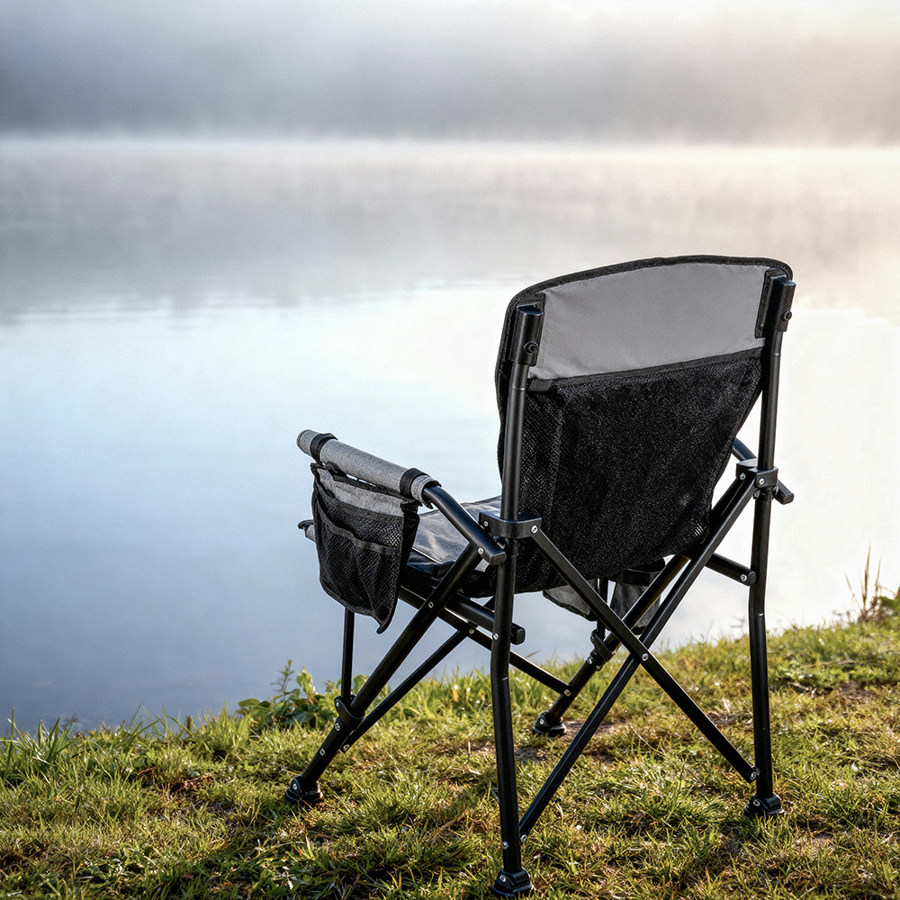 Leziter Leziter Premium fotoliu încălzit cu suport pentru pahare gri [1]