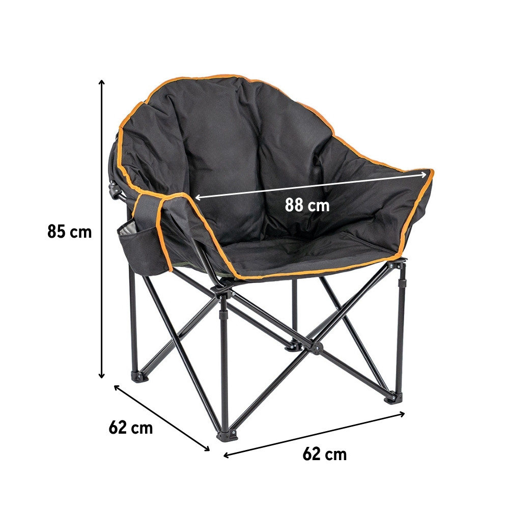 Leziter Leziter fotoliu de pescuit negru [2]