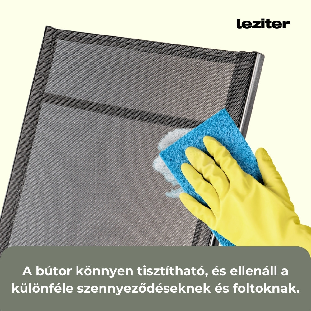 Leziter Scaun de grădină pliabil Lugo cu cadru metalic [3]