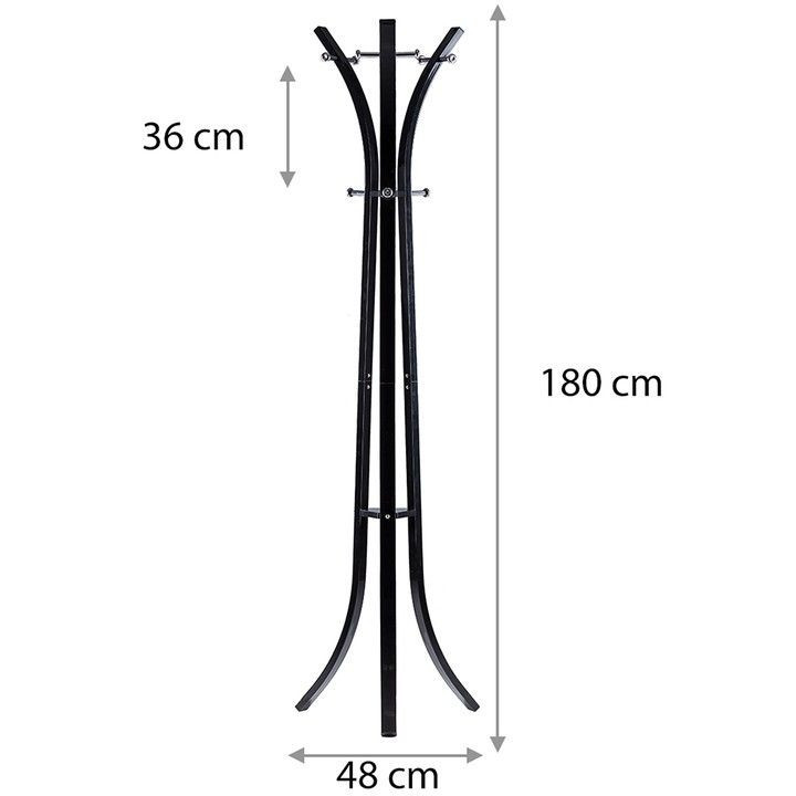Homelux Suport de haine în picioare negru, alb [4]