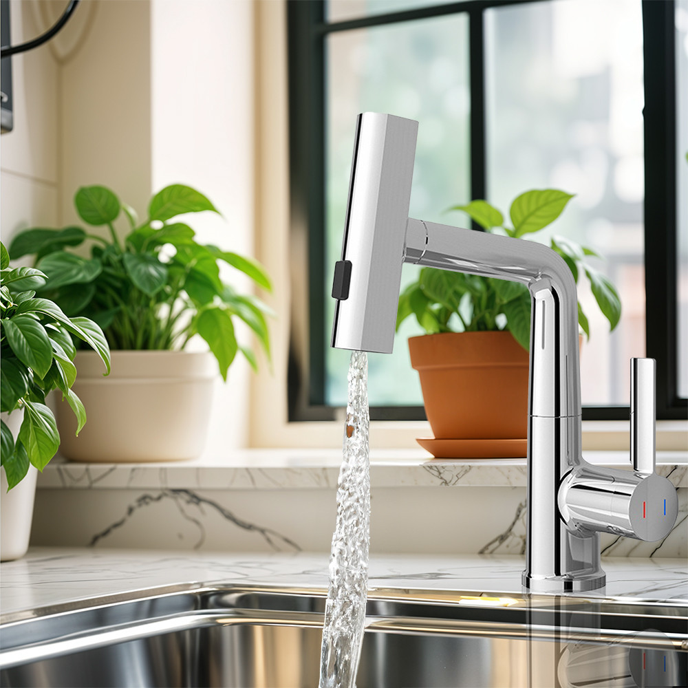 Leziter Baterie chiuvetă Mara cu cap multifuncțional [1]