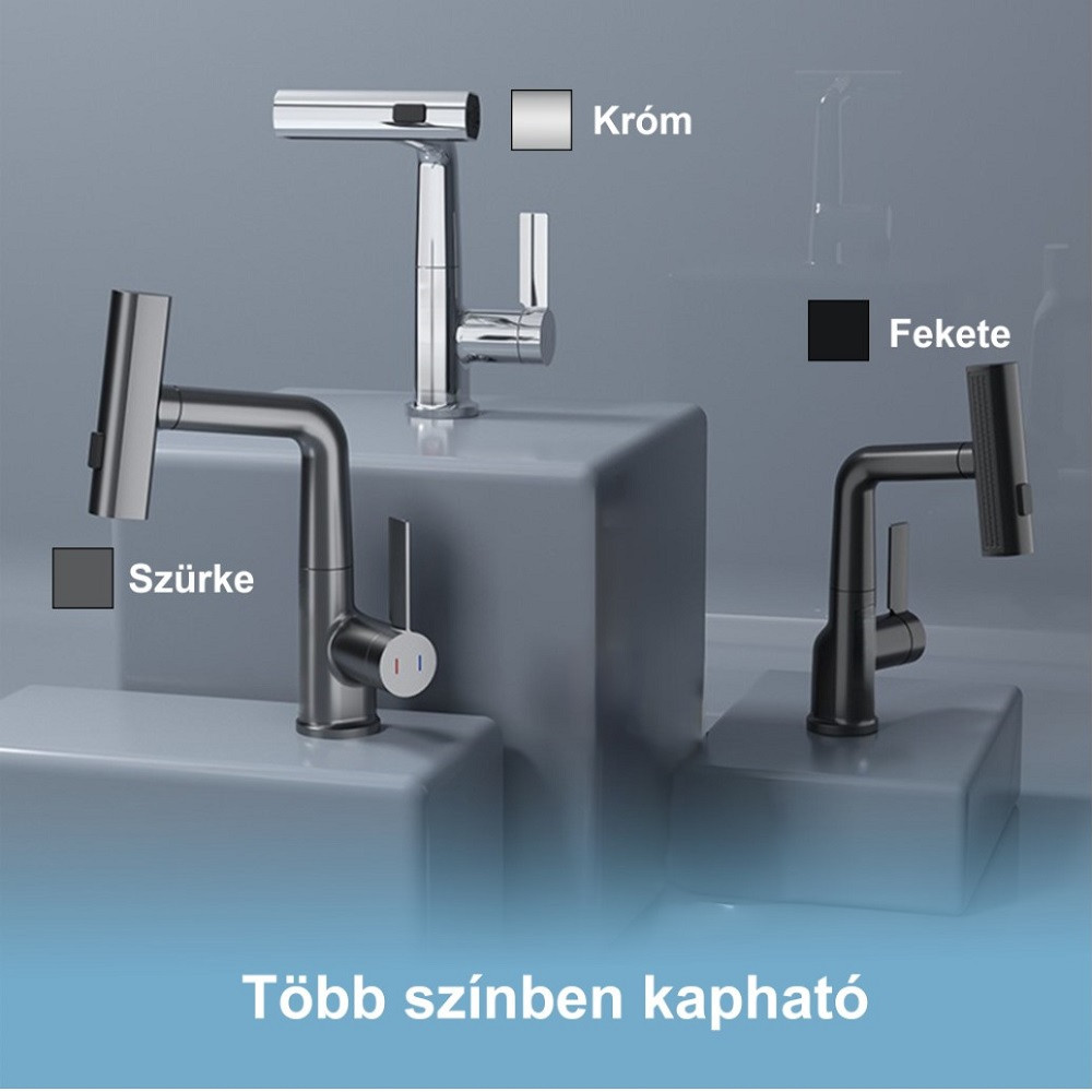 Leziter Baterie chiuvetă Mara cu cap multifuncțional [4]