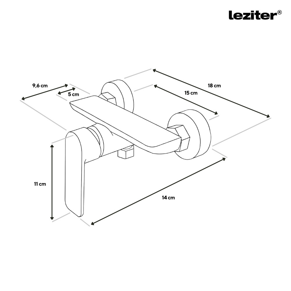 Leziter Robinet de duș Auri [2]