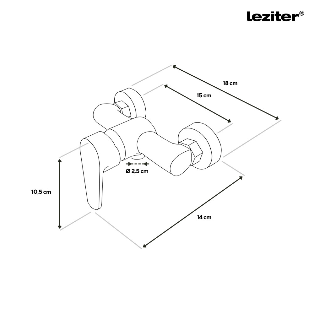 Leziter Robinet de duș Evos [2]