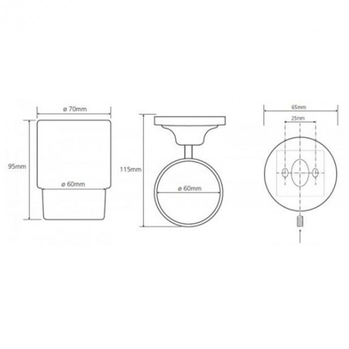 Bemeta Suport de pahare retro [2]