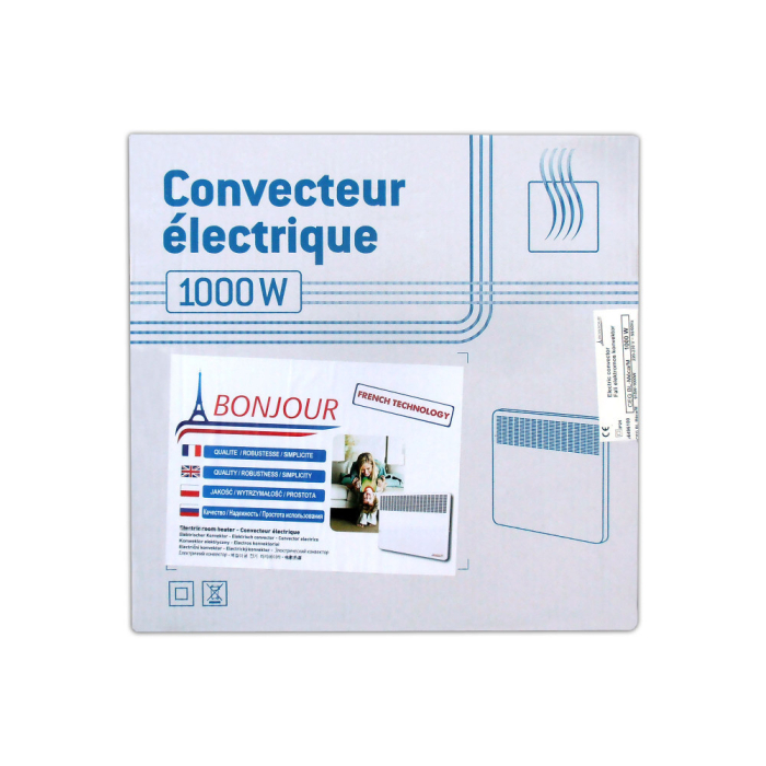 Bonjour Încălzitor electric BONJOUR ERP 1000W, panou de încălzire, radiator, convector [4]
