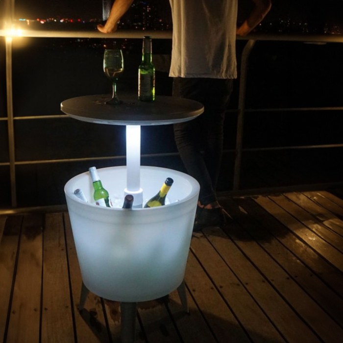 Curver Accesoriu de petrecere iluminat din plastic cool bar alb [4]