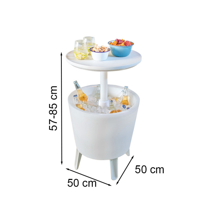 Curver Accesoriu de petrecere iluminat din plastic cool bar alb [3]