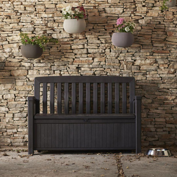 Curver Bancă de terasă, depozitare și bancă de grădină [2]