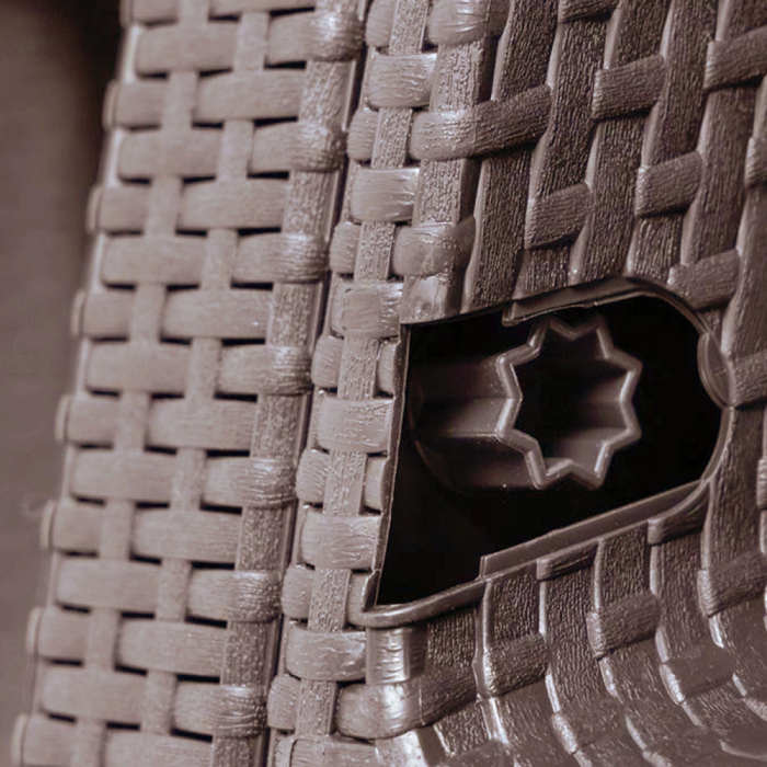 Curver Canapea de colț relaxantă Corfu cu masă Rosario [3]