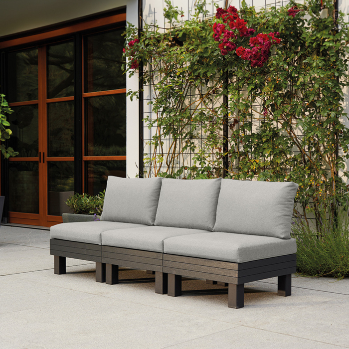 Curver Canapea de grădină Elements cu 3 locuri [2]