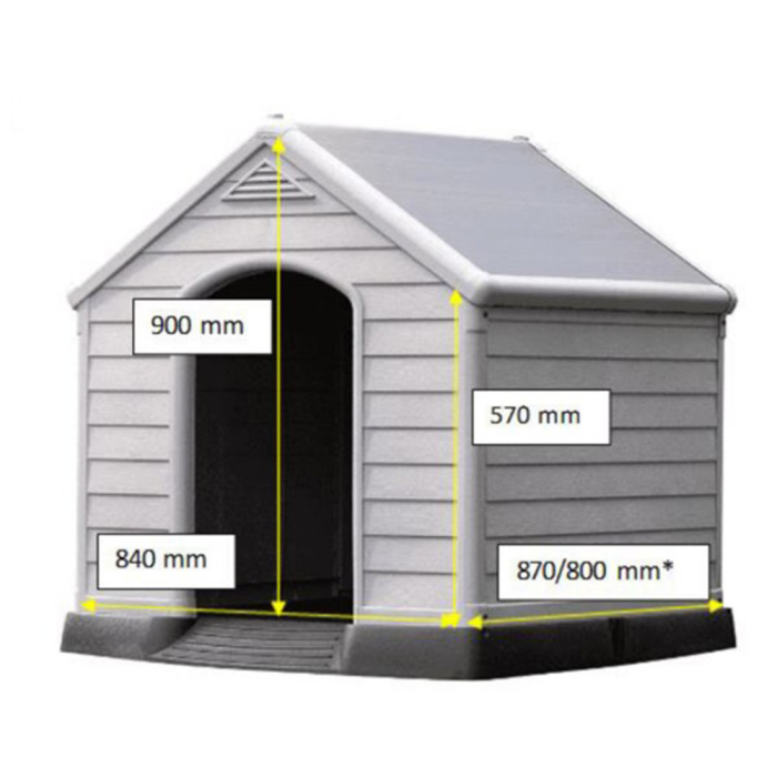 Curver Casă pentru câini 95x99x99 cm [5]