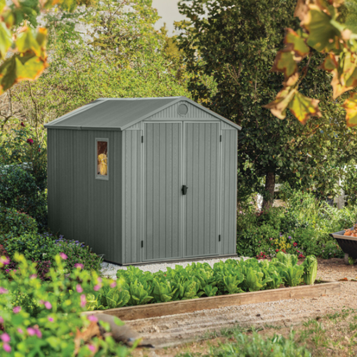 Curver Căsuță de grădină din plastic Darwin, verde, 6x8 [2]