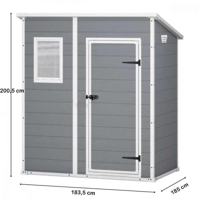 Curver Căsuță de grădină din plastic Manor 6x6 [2]