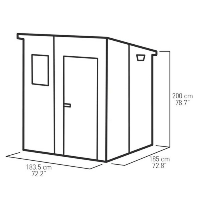 Curver Căsuță de grădină din plastic Manor 6x6 [3]