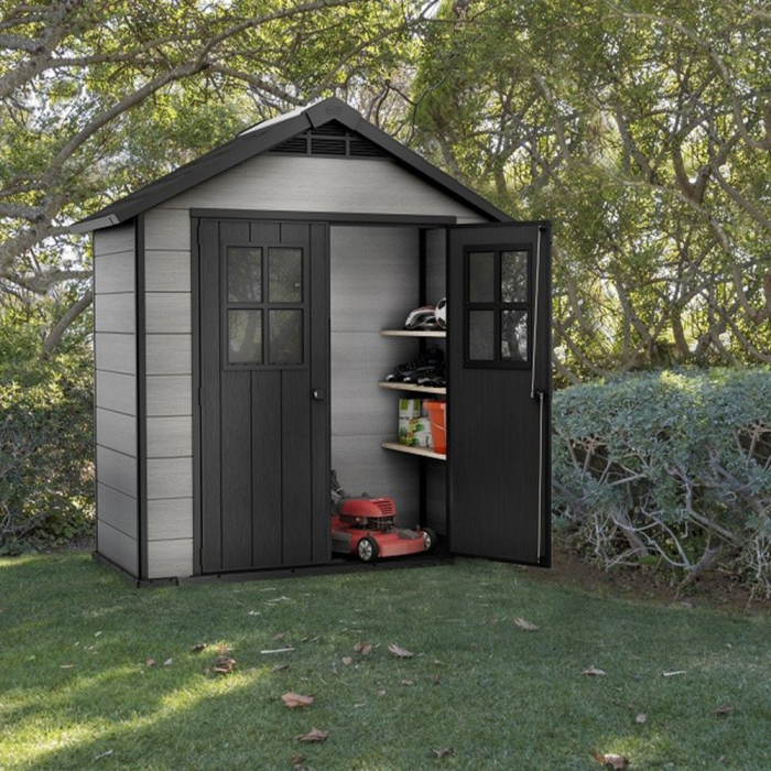 Curver Căsuță de grădină din plastic Oakland 754, care poate fi vopsită [3]