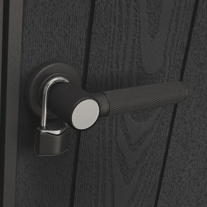 Curver Căsuță de grădină din plastic Signature PENT 7X7, lemn de nuc [5]