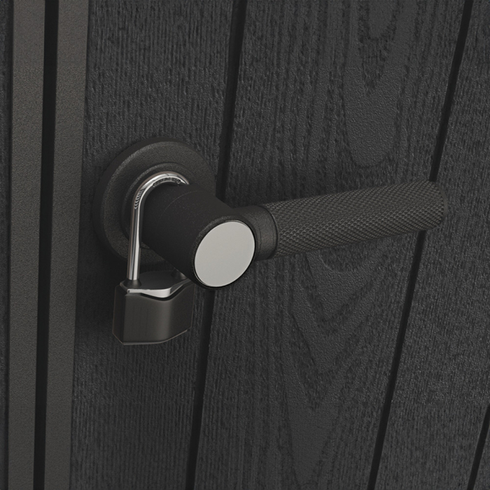 Curver Căsuță de grădină Signature PENT 9X7 din plastic, lemn de frasin [5]