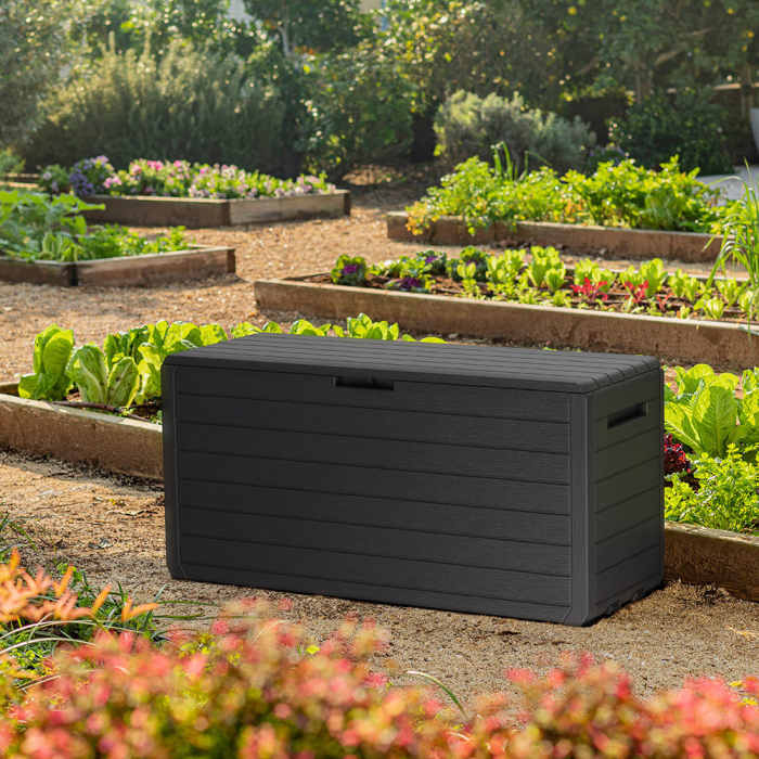 Curver Container de grădină din plastic Atlas 270l grafit [2]