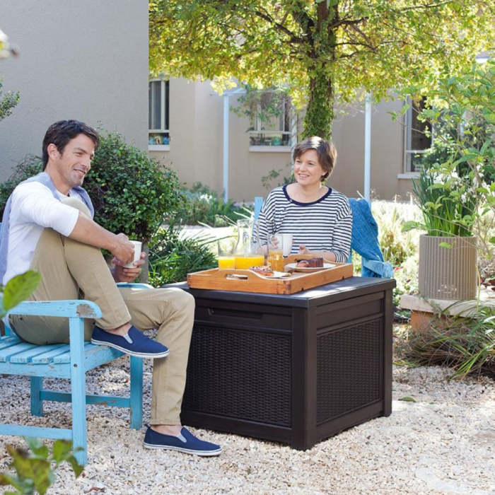 Curver Cub Rattan Deck Box Box 208l maro [4]