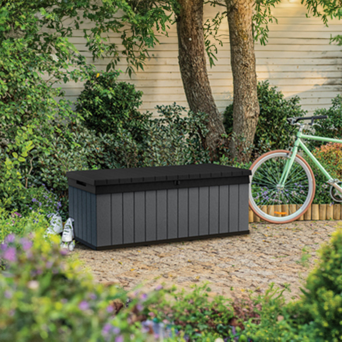Curver Cutie de depozitare pentru grădină Darwin 380L gri [2]