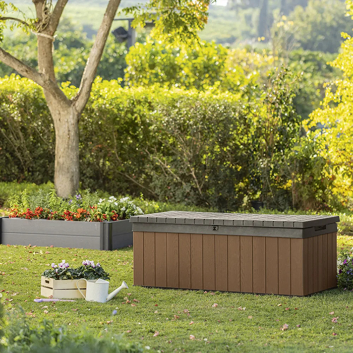 Curver Cutie de depozitare pentru grădină Darwin 380L maro [4]