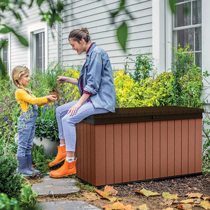 Curver Cutie de depozitare pentru grădină Darwin 570L maro [2]